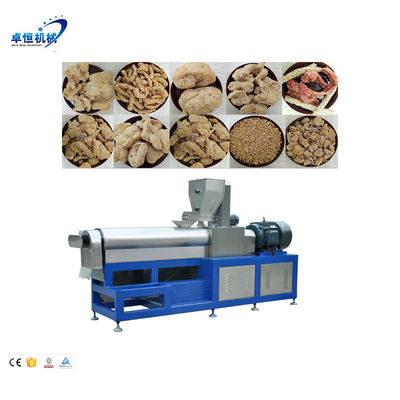 Double Screw Extruder Soya Chunks Protein Bar Sticks Production Line with 35kw Power