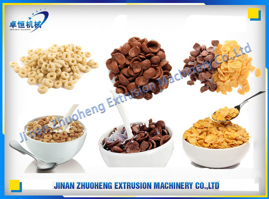 Core Components Pump Corn Breakfast Cereal Making Machine Customized