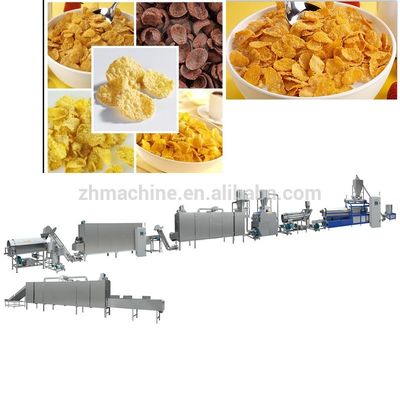 Core Components Pump Corn Breakfast Cereal Making Machine Customized