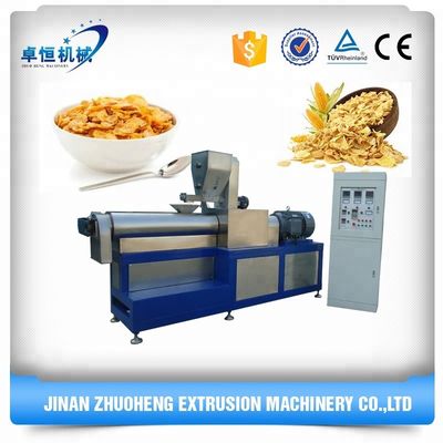 Core Components Pump Corn Breakfast Cereal Making Machine Customized