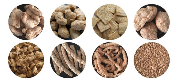 25*3*4 Automatic Soya Bean Protein Soya Chunks Making Machine with CE Certification