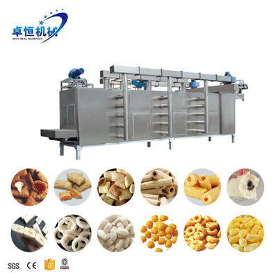 Zhuoheng Commercial Twin Screw Extruder 23*3*3m Rice Puffing Machine for Puffed Rice
