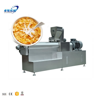 Corn Flakes Manufacturing Plant And Breakfast Cereal Extruder Machine