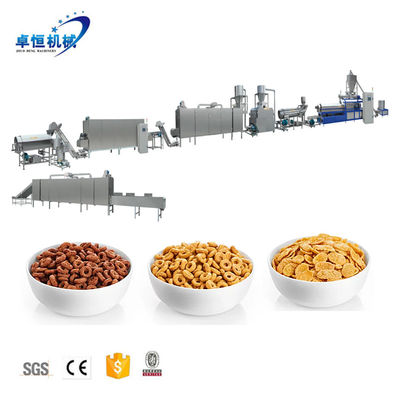 Corn Flakes Manufacturing Plant And Breakfast Cereal Extruder Machine