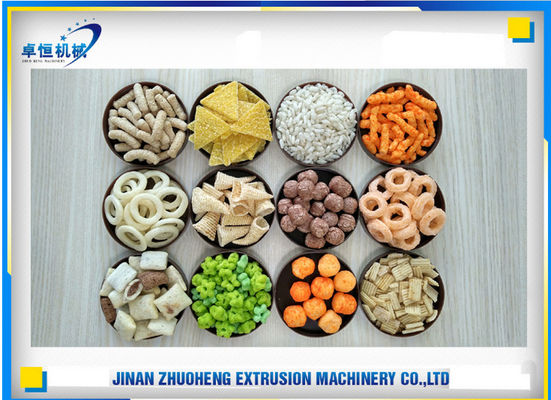 120-150kg/h Capacity Double Screw Extruder Machine for Puff Corn Rice Snacks in Food