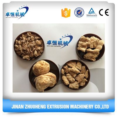 Double Screw Extruder Soya Bean Protein Making Machine With CE Certification