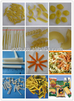 Convenient Spaghetti Macaroni Pasta Making with Multi-Function Single Screw Extruder