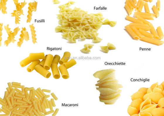 Convenient Spaghetti Macaroni Pasta Making with Multi-Function Single Screw Extruder