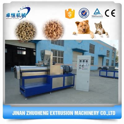 PLC Controlled Twin Screw Extruder for Small and Medium Capacity Pet Food Production