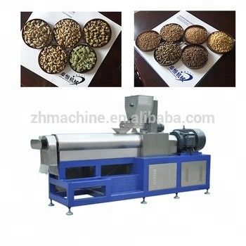 Large Capacity Twin Screw Extruder Pet Food Processing Machine for 220v/380v/50Hz Voltage