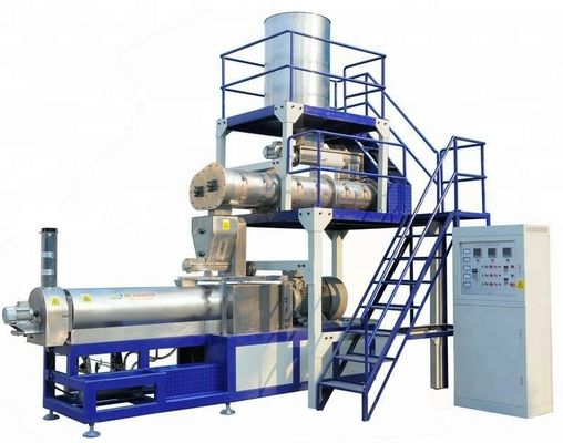 Stainless Steel Pet Food Processing Extruder Machine Line with Siemens Motor Optional