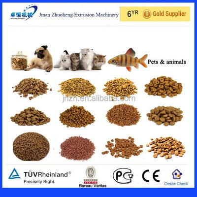 Stainless Steel Pet Food Processing Extruder Machine Line with Siemens Motor Optional