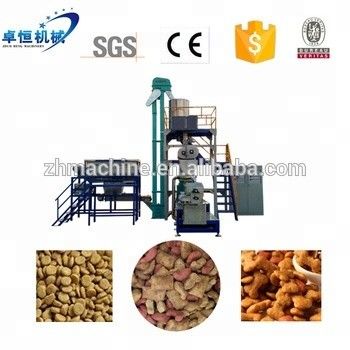 Stainless Steel Restaurant Pet Food Pellet Extruder Processing Machine Line for Output
