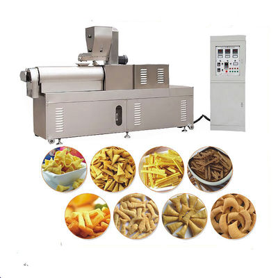 380v Full Automatic Fried Bugles Chips Snack Food Making Machine for Food Large Scale