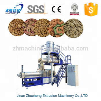 Advanced Stainless Steel Small and Medium Capacity Pet Food Pellet Extruder Processing Machine Line