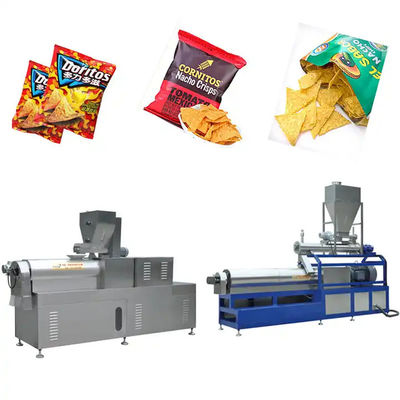CE Certified 40kg/h Capacity Automatic Corn Chips Frying Machine for Snack Processing