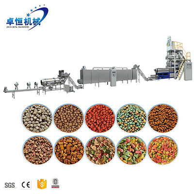 Double Screw Extruder Machine for Food Plant Sinking Fish Feed Pellet Production Line