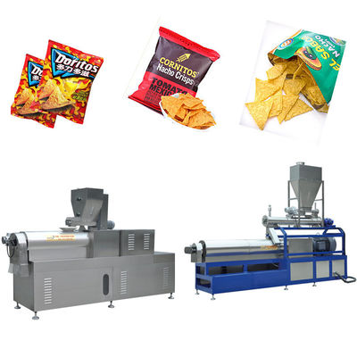 3000 KG Capacity Fried Bugles Chips Snacks Production Line For Food