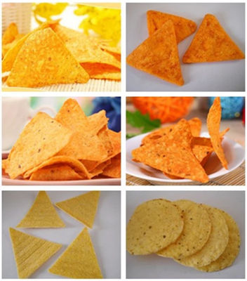 3000 KG Capacity Fried Bugles Chips Snacks Production Line For Food