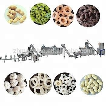 Fully Automatic Twin Screw Extruder High Productivity Puffed Rice Processing Machine