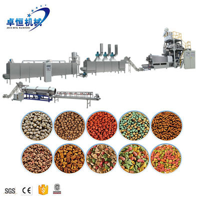 CAT Dog Feed Pellet Making Extruder Machine with Complete Automatic Processing Line