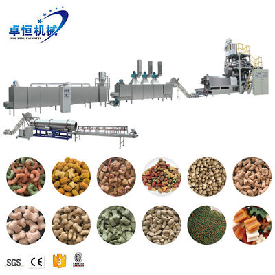 CAT Dog Feed Pellet Making Extruder Machine with Complete Automatic Processing Line