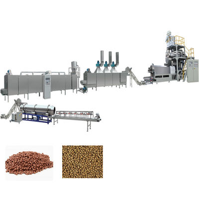 Pet Food Processing Machines for Floating Fish Feed Pellet Production in Food Beverage