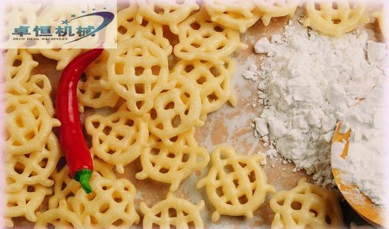 3000 KG Capacity Small Automatic Corn Flour Snack Food Extruder for Snack Production