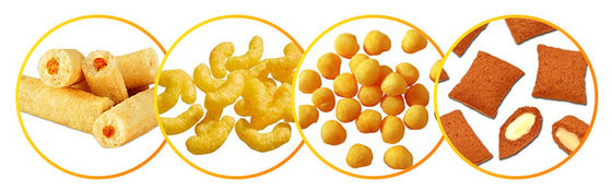 Advanced Core Filling Corn Puff Snack Food Making Processing Machine for Food Shop