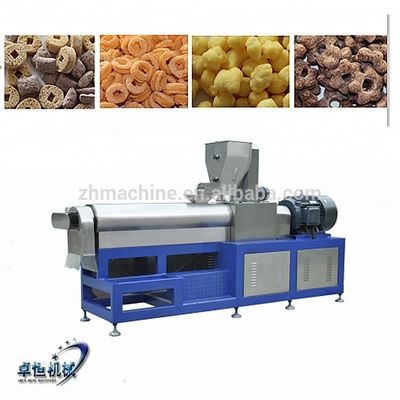Zhuoheng High Productivity Corn Puffs Rice Puffing Snack Production Machine Extruder