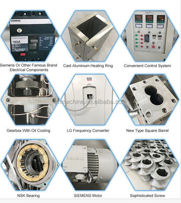 Condition Commercial Snack Bar Twin Screw Extruder for Puffed Corn Rice Chips