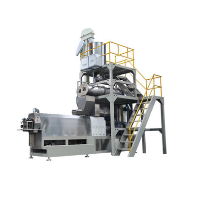 Electricity-Powered Double Screws Extruder for Catfish Feed Pellet Processing Machine