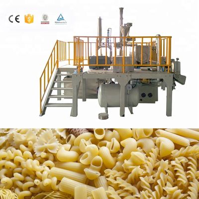 accuracy Production Line Pasta Macaroni Spaghetti Machine with Single Screw Extruder