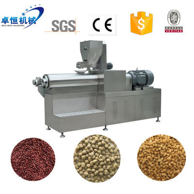 automatic floating fish feed pellet making machine Double screws extruder with best