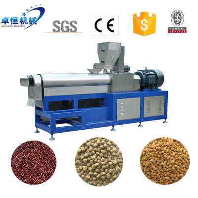 automatic floating fish feed pellet making machine Double screws extruder with best