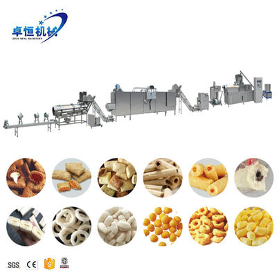 Engineer's Guidance Installation Corn Puff Snack Making Machine for Core Snack Filling