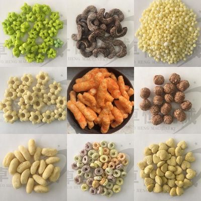 Full Automatic Silvery Multifunctional Extruder for Puff Rice Corn Sticks Manufacturin
