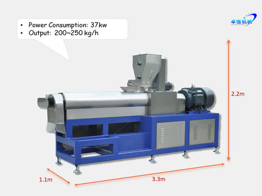 Compact Automatic Soya Chunk Snack Making Machine For Space Saving Snack Production