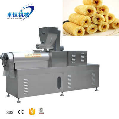 Cheddar Cheese Puffed Curls Snacks Machine Production Line 380V/50HZ