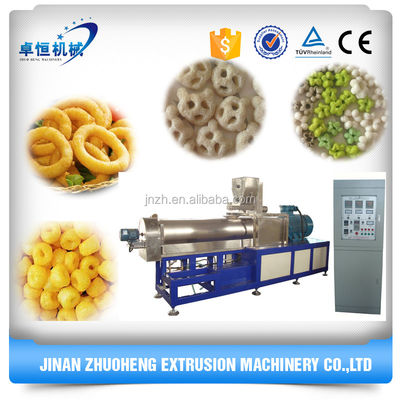 Corn Powder Extrusion Funyuns Onion Flavored Rings Snacks Machine for Snack Extrusion