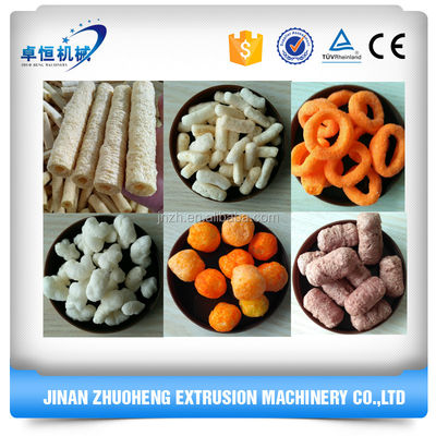 Corn Powder Extrusion Funyuns Onion Flavored Rings Snacks Machine for Snack Extrusion