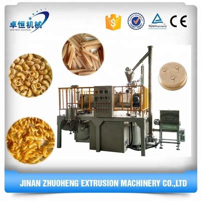 accuracy 500kg/h Multi-function Spiral Surface Macaroni Pasta Machine Production Line