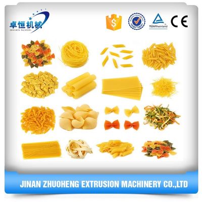 accuracy 500kg/h Multi-function Spiral Surface Macaroni Pasta Machine Production Line