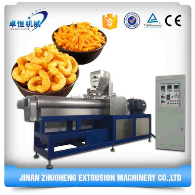 13000KG Snack Food Machine Production Line For Slanty Puffed Snacks