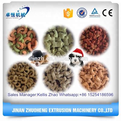 Customized Voltage Dry and Wet Type Dog Pet Food Extruder Making Machine for Best Sellin