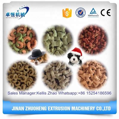 Fully Automatic Twin Screw Extruder Pet Food Production Processing Machines for Cats