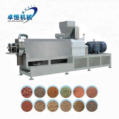 Siemens Motor Pet Food Extruder Machine Processing Line for Large Capacity Production