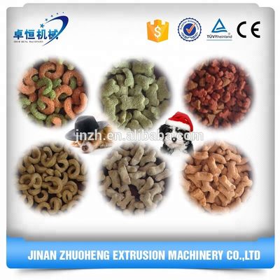 Large Capacity Fully Automatic Stainless Steel Pet Food Production Extruder Processing Machines Line