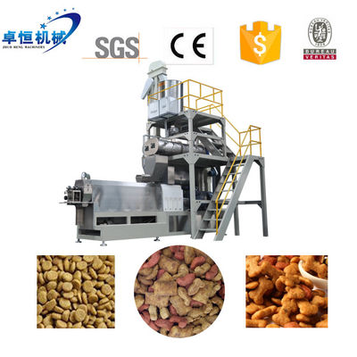Automatic PLC Controlled Full Production Line for Dry Dog Pet Food Processing Machine