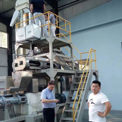 Gear Core Components Tilapia Fish Feed Pellet Making Machine for 120-150kg/h Capacity